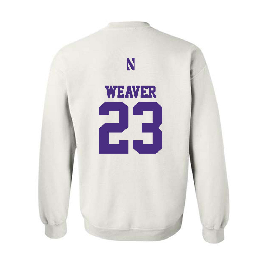 Northwestern - NCAA Baseball : Ryan Weaver - Classic Shersey Crewneck Sweatshirt-1