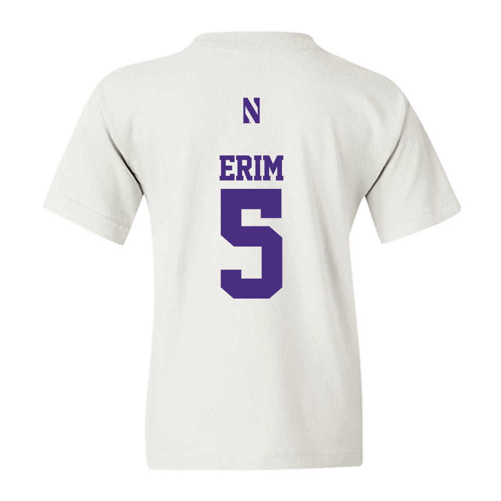 Northwestern - NCAA Women's Soccer : Quinn Erim - Classic Shersey Youth T-Shirt-1