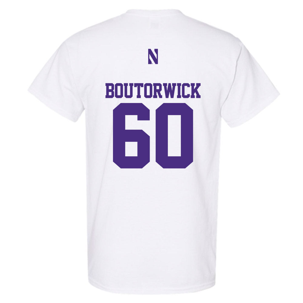 Northwestern - NCAA Football : Evan Boutorwick - Classic Shersey T-Shirt-1