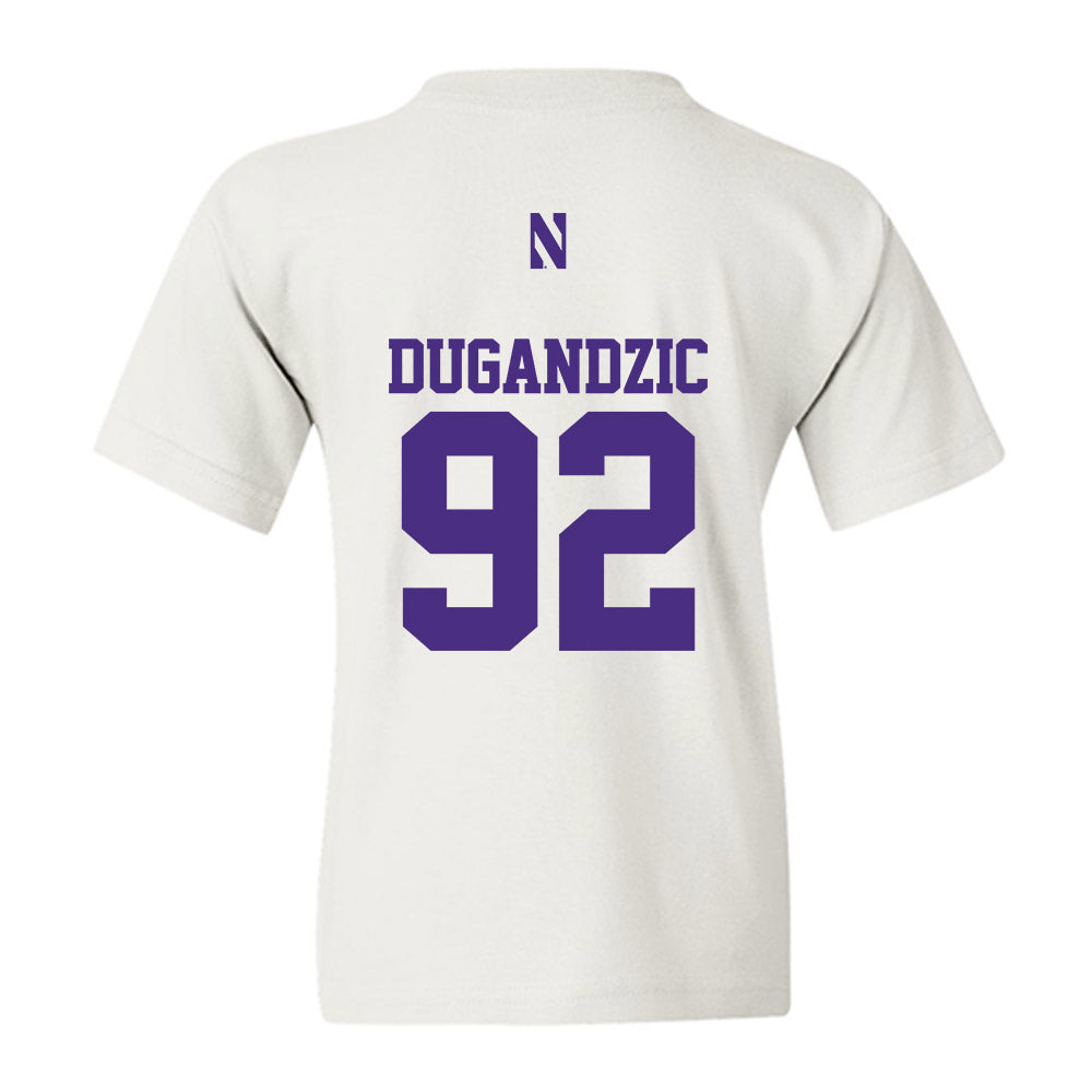 Northwestern - NCAA Football : Nikola Dugandzic - Classic Shersey Youth T-Shirt-1