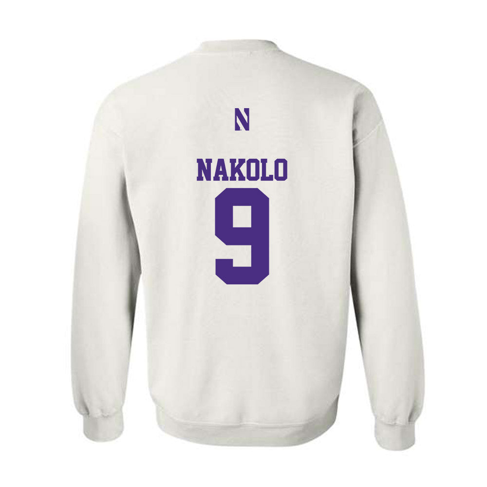 Northwestern - NCAA Men's Soccer : Ethan Nakolo - Classic Shersey Crewneck Sweatshirt-1