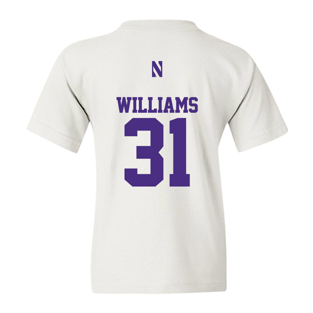 Northwestern - NCAA Football : Tito Williams - Classic Shersey Youth T-Shirt-1