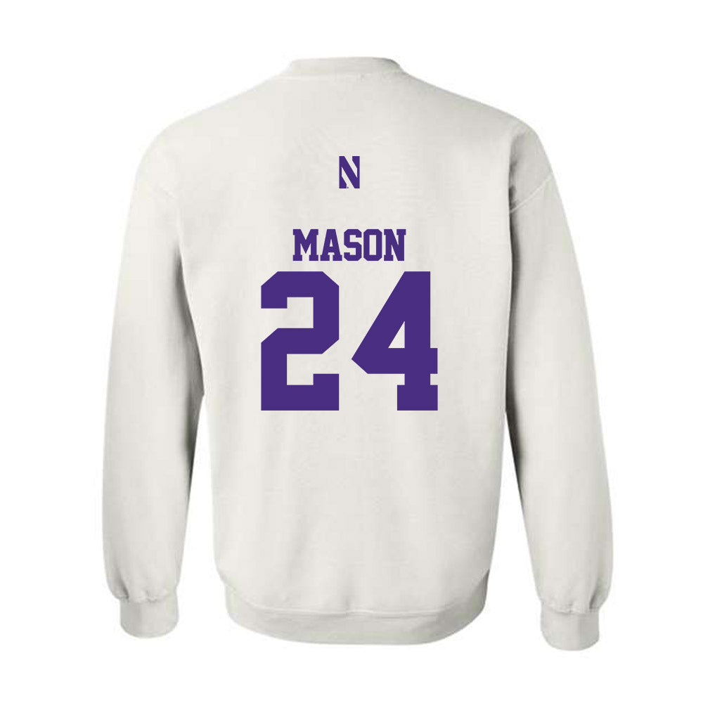Northwestern - NCAA Softball : Marina Mason - Classic Shersey Crewneck Sweatshirt-1