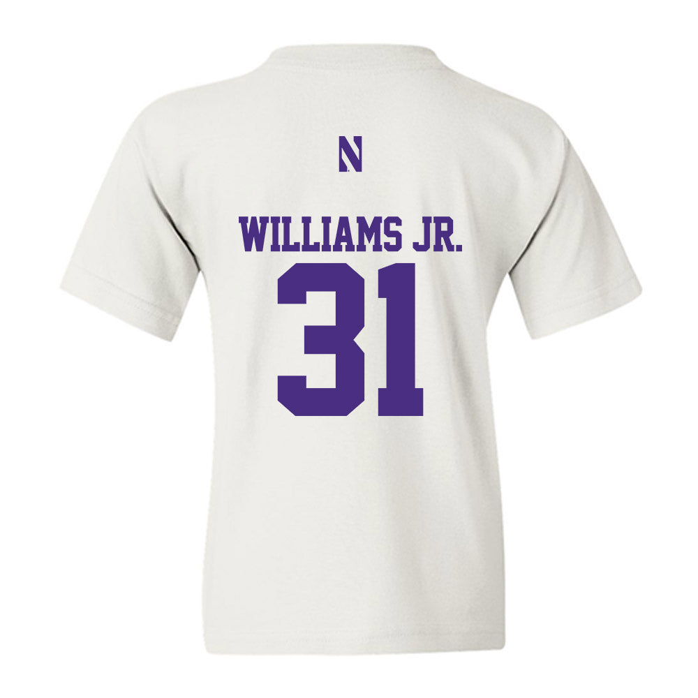 Northwestern - NCAA Football : Tito Williams Jr. - Classic Shersey Youth T-Shirt-1