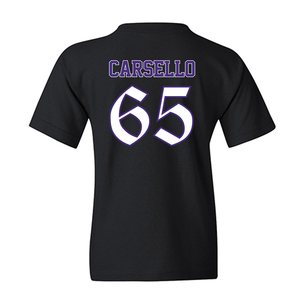 Northwestern - NCAA Football : Jackson Carsello - Youth T-Shirt-1