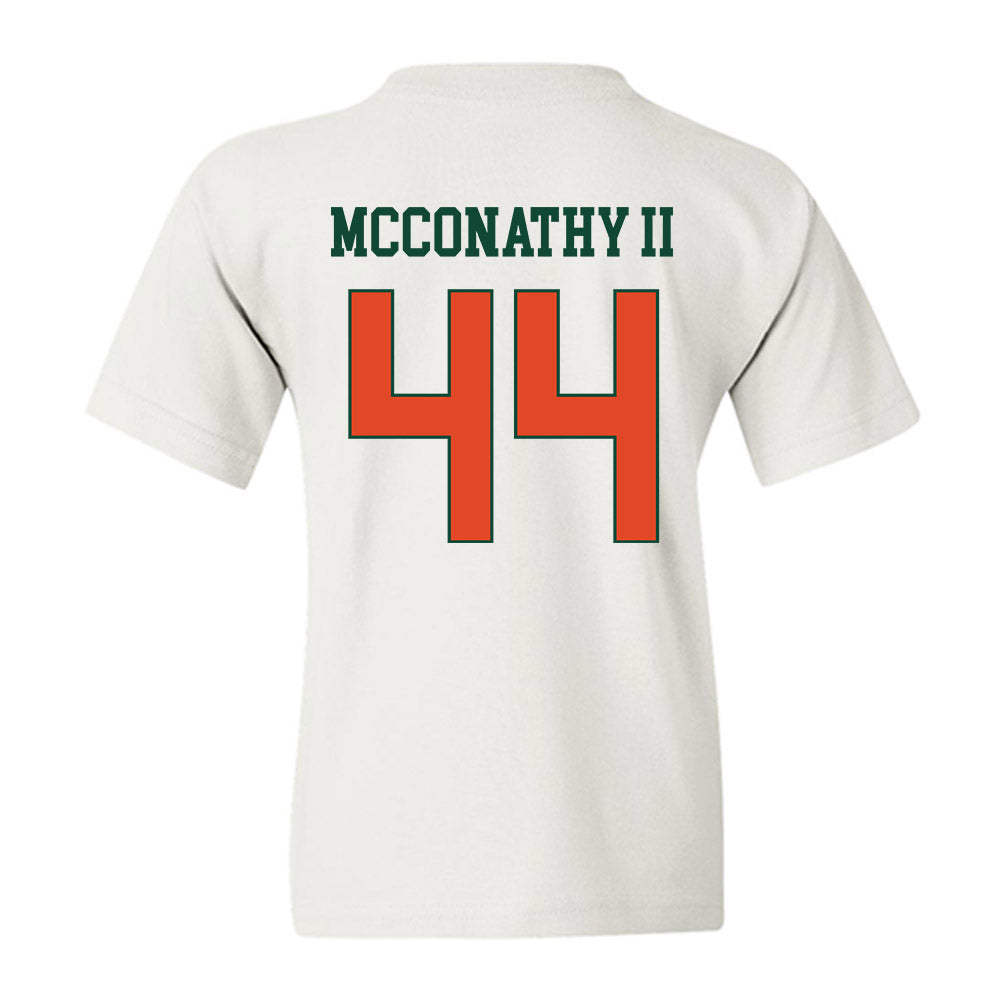 Miami - NCAA Football : Cole McConathy II - Classic Shersey Youth T-Shirt-1