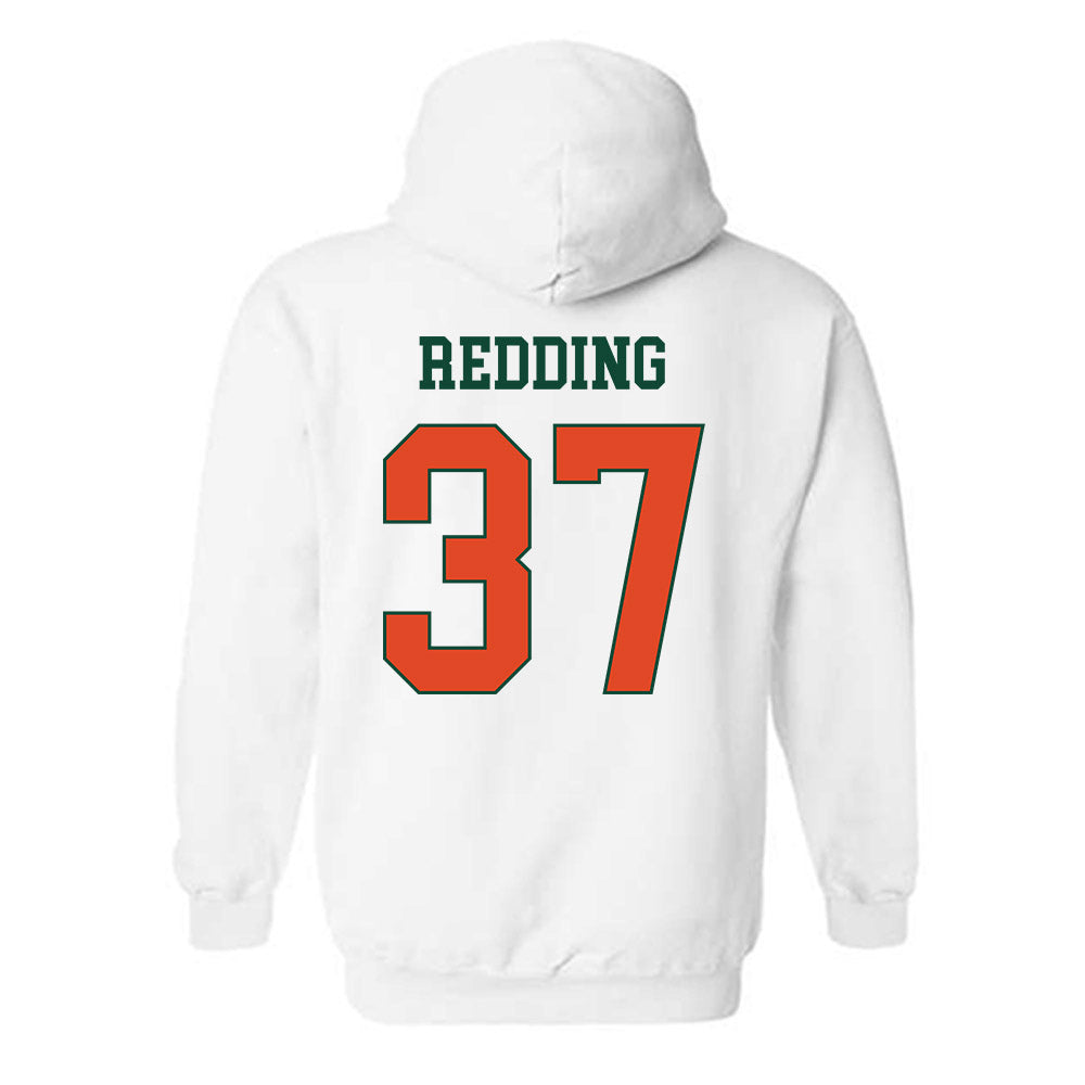 Miami - NCAA Football : Cortez Redding - Classic Shersey Hooded Sweatshirt-1