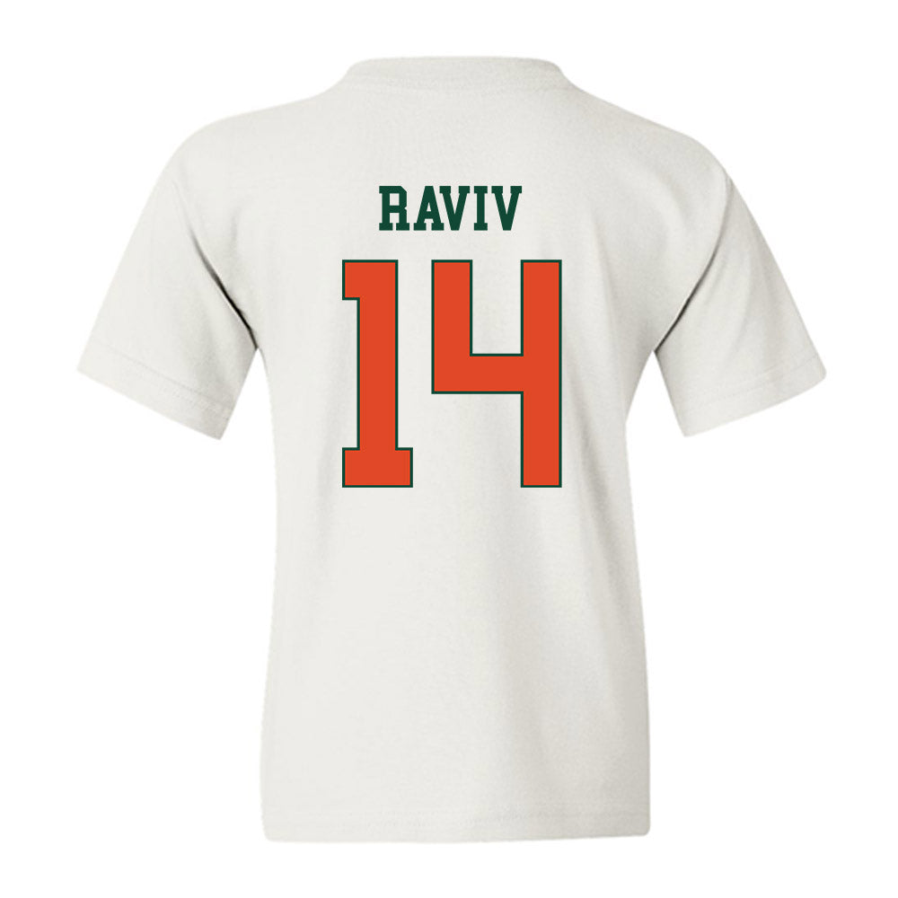 Miami - NCAA Women's Basketball : Gal Raviv - Classic Shersey Youth T-Shirt-1