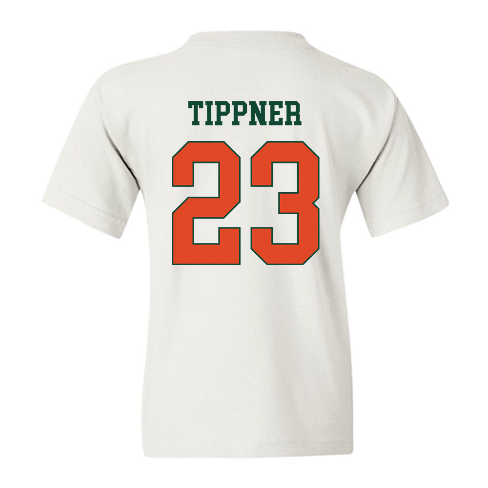 Miami - NCAA Women's Basketball : Meredith Tippner - Classic Shersey Youth T-Shirt-1