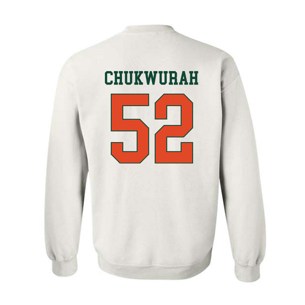 Miami - NCAA Football : Isaac Chukwurah - Classic Shersey Crewneck Sweatshirt-1