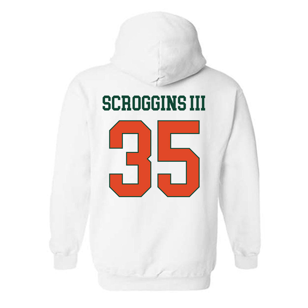 Miami - NCAA Football : Herbert Scroggins III - Classic Shersey Hooded Sweatshirt-1