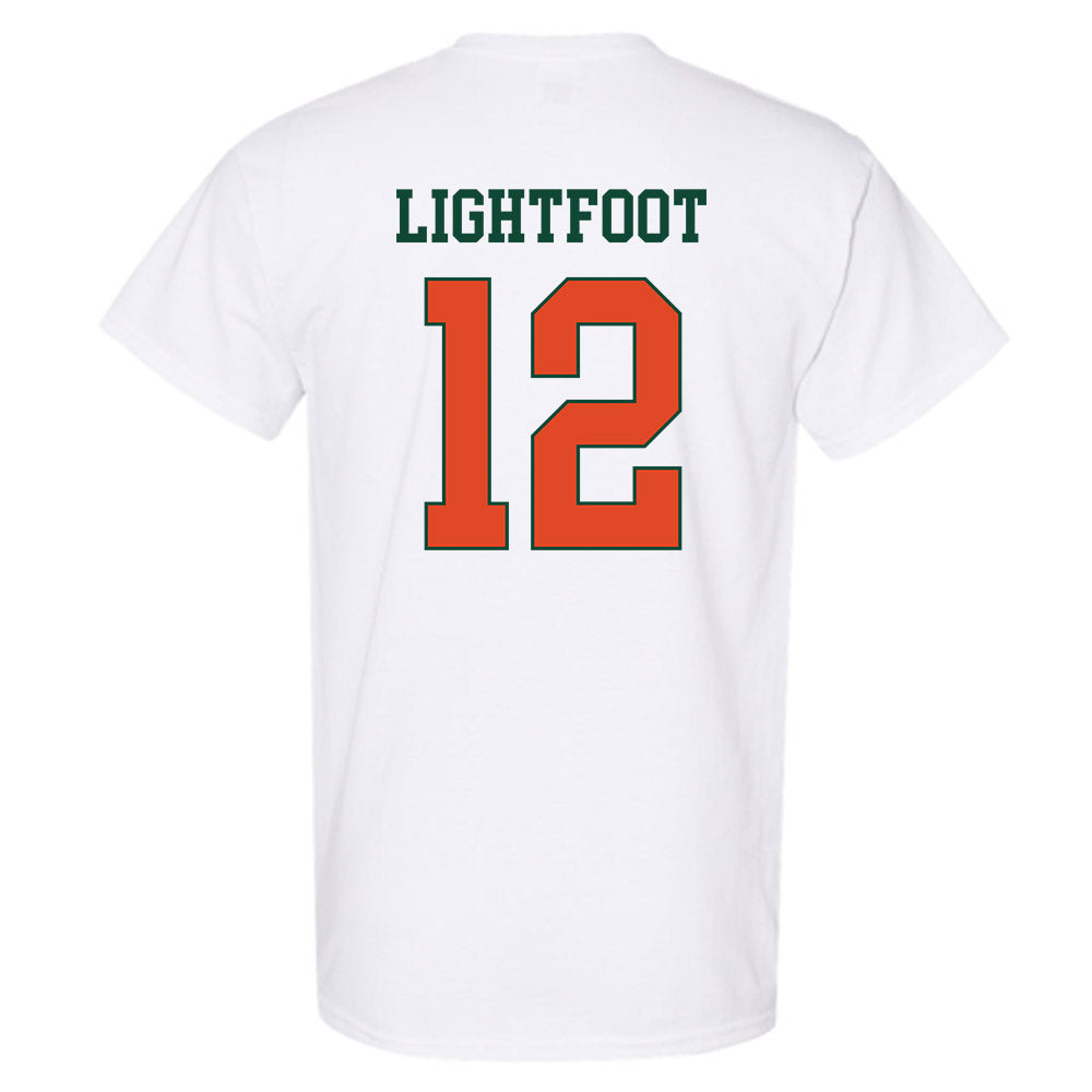 Miami - NCAA Football : Marquise Lightfoot - Classic Shersey T-Shirt-1