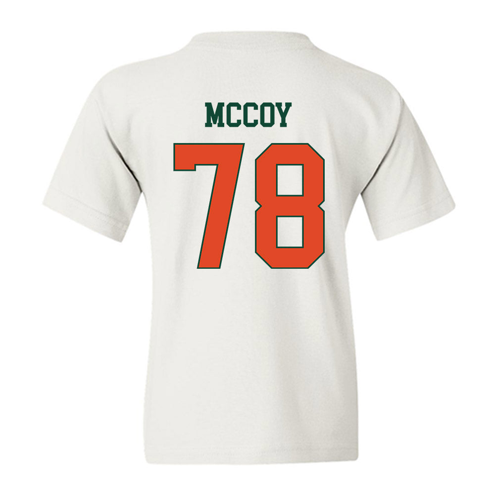 Miami - NCAA Football : Matthew McCoy - Classic Shersey Youth T-Shirt-1