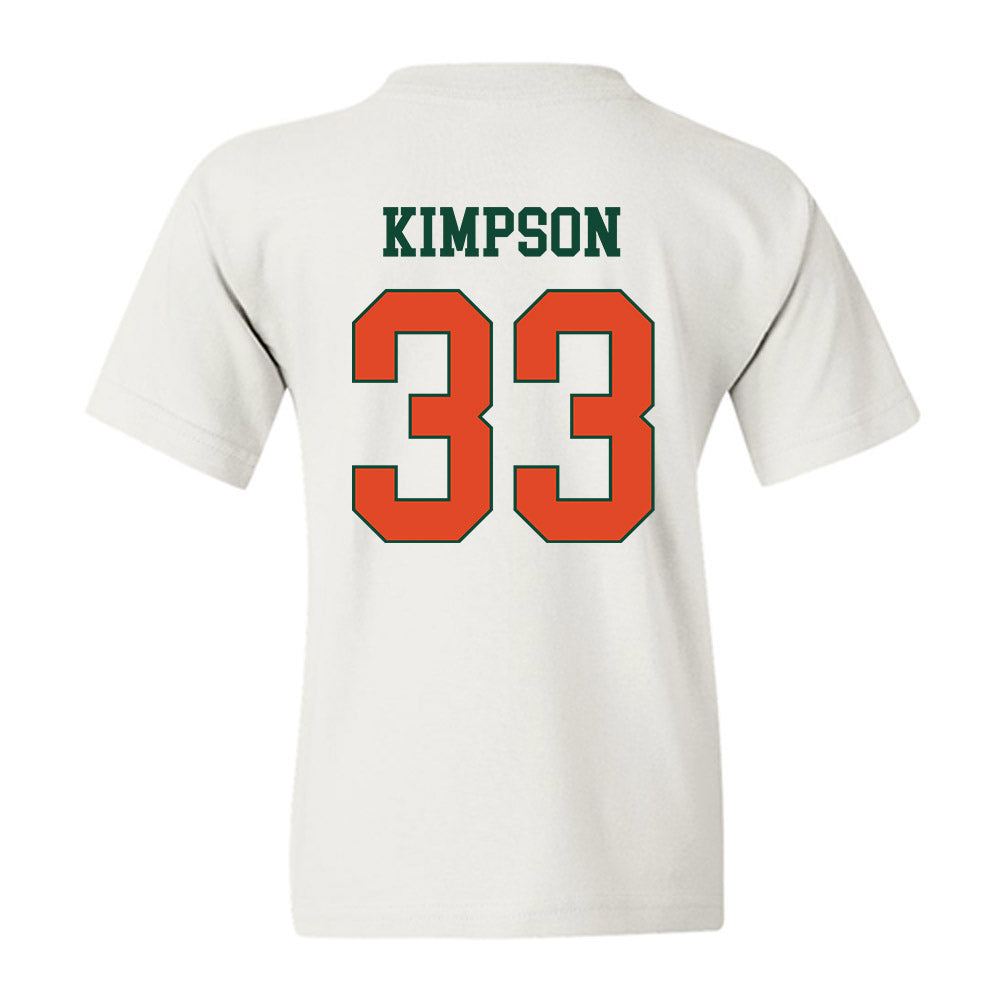 Miami - NCAA Women's Basketball : Amarachi Kimpson - Classic Shersey Youth T-Shirt-1