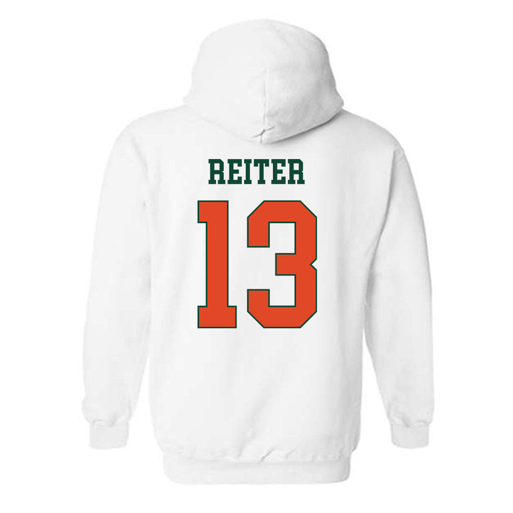 Miami - NCAA Women's Volleyball : Billie Reiter - Classic Shersey Hooded Sweatshirt-1