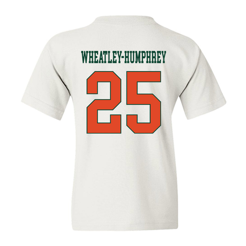 Miami - NCAA Football : Chris Wheatley-Humphrey - Classic Shersey Youth T-Shirt-1