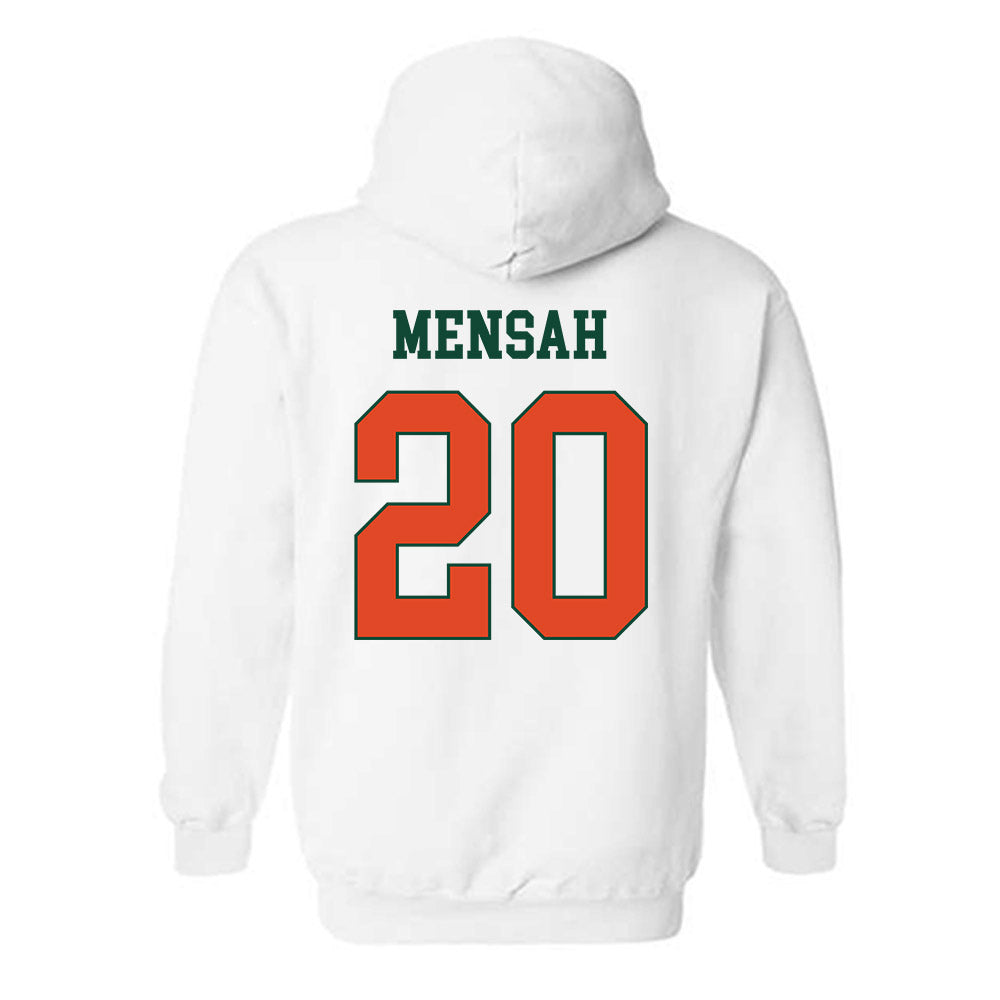 Miami - NCAA Women's Soccer : Grace Mensah - Classic Shersey Hooded Sweatshirt-1