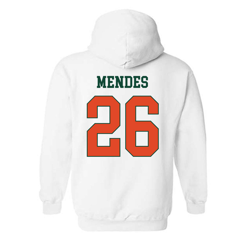 Miami - NCAA Women's Basketball : Dayana Mendes - Classic Shersey Hooded Sweatshirt-1