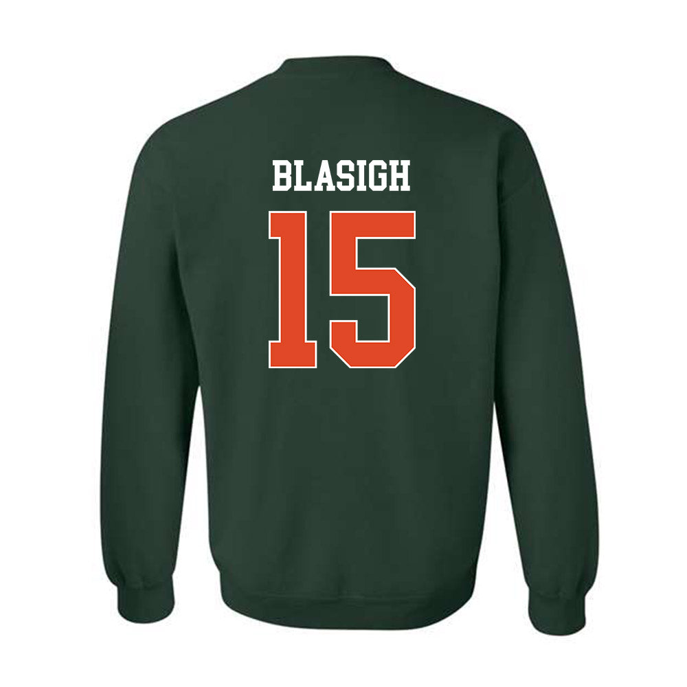 Miami - NCAA Women's Basketball : Vittoria Blasigh - Classic Shersey Crewneck Sweatshirt-1