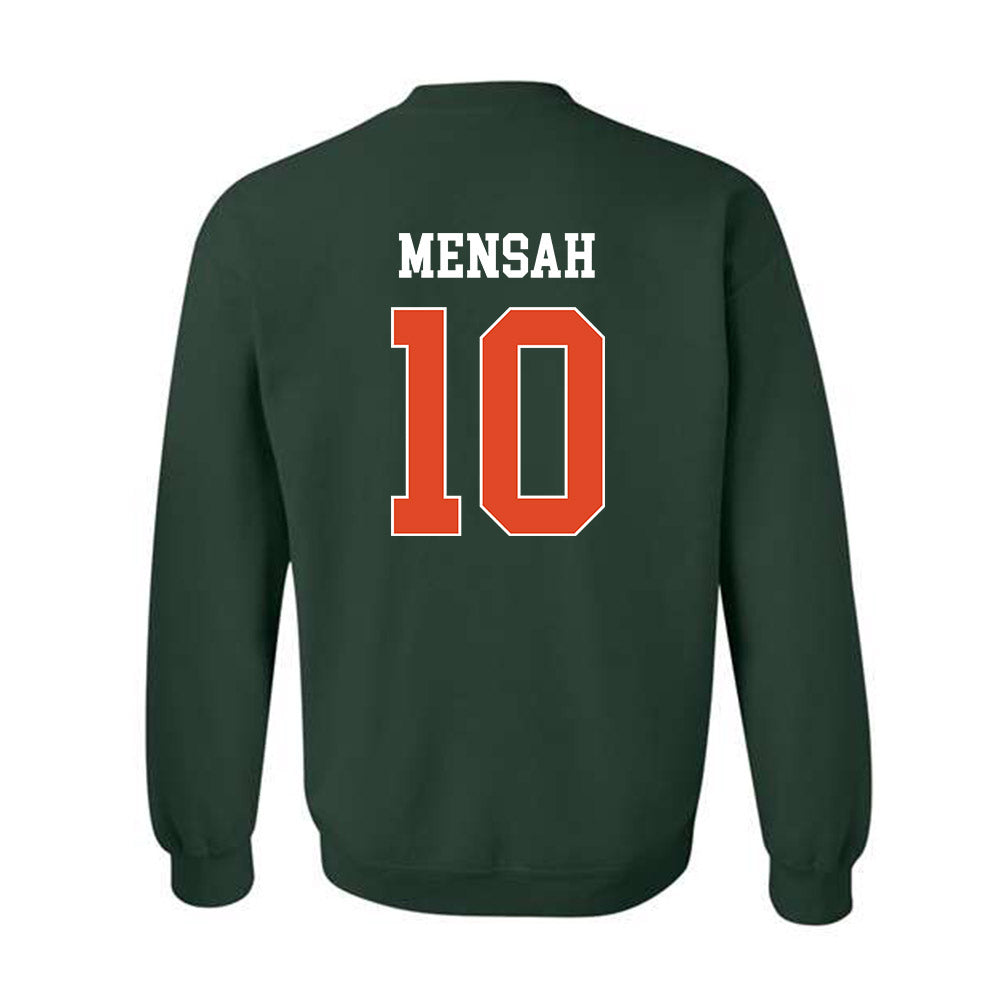 Miami - NCAA Football : Darian Mensah - Classic Shersey Crewneck Sweatshirt-1