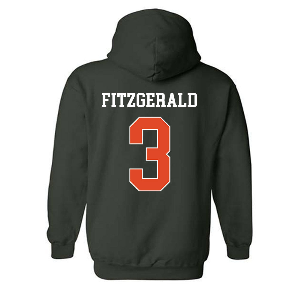 Miami - NCAA Football : Bryce Fitzgerald - Classic Shersey Hooded Sweatshirt-1
