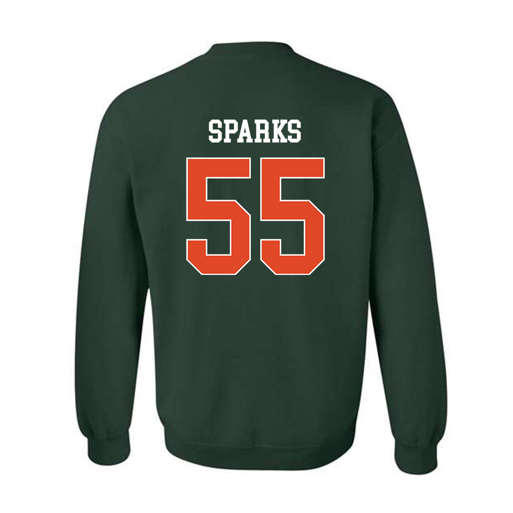 Miami - NCAA Football : JJ Sparks - Classic Shersey Crewneck Sweatshirt-1
