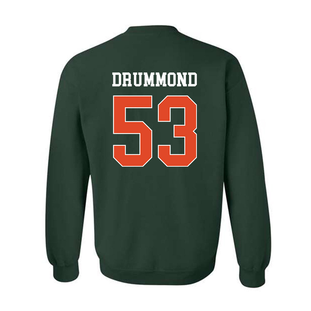 Miami - NCAA Baseball : Lj Drummond - Classic Shersey Crewneck Sweatshirt-1