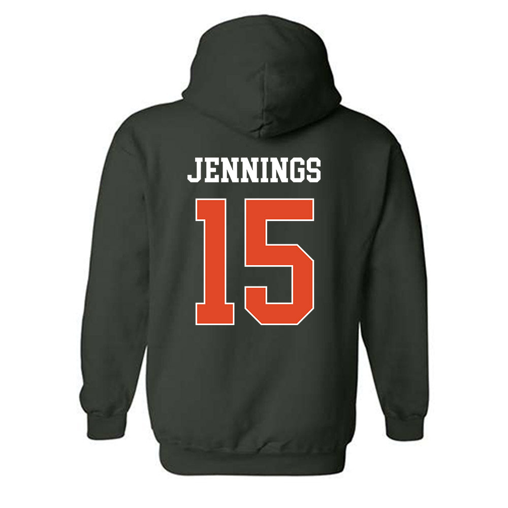 Miami - NCAA Football : Brody Jennings - Classic Shersey Hooded Sweatshirt-1