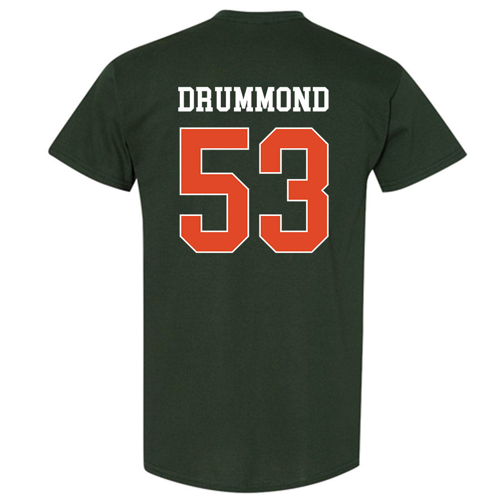 Miami - NCAA Baseball : Lj Drummond - Classic Shersey T-Shirt-1