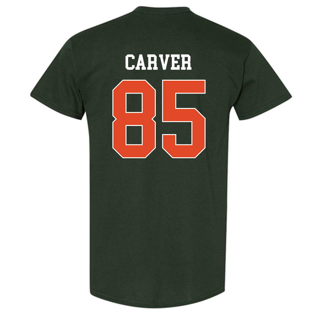 Miami - NCAA Football : Jackson Carver - Classic Shersey T-Shirt-1