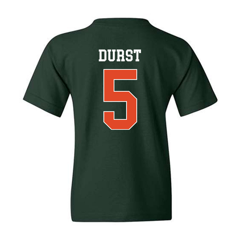 Miami - NCAA Women's Volleyball : Olivia Durst - Classic Shersey Youth T-Shirt-1