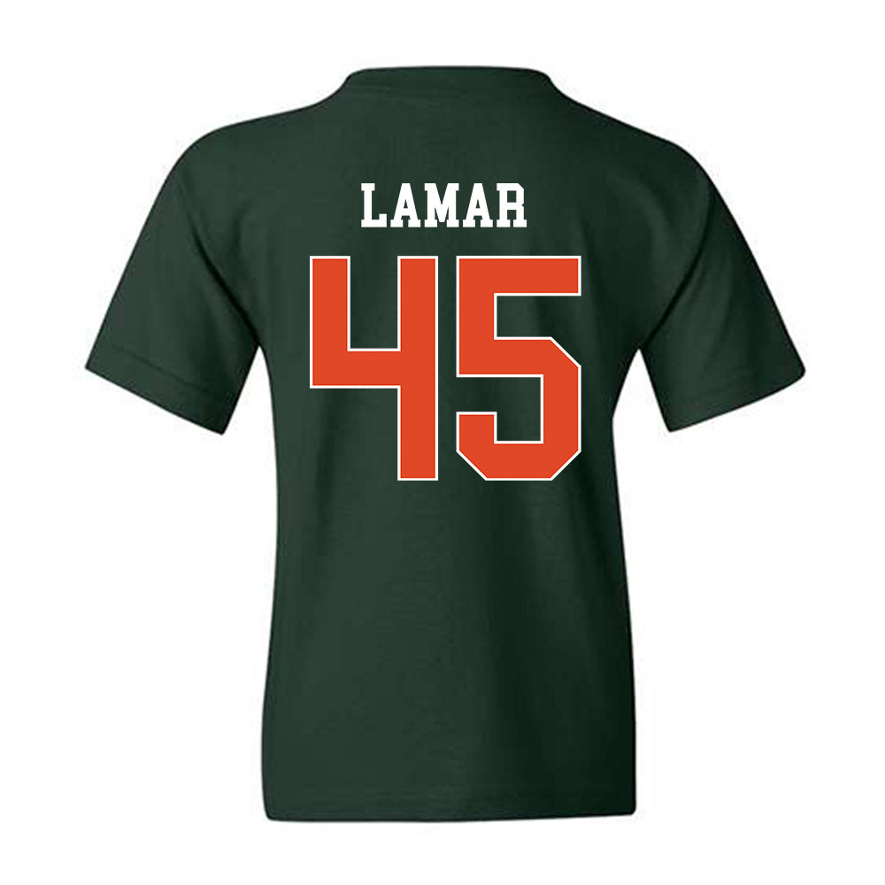 Miami - NCAA Football : Braylon Lamar - Classic Shersey Youth T-Shirt-1