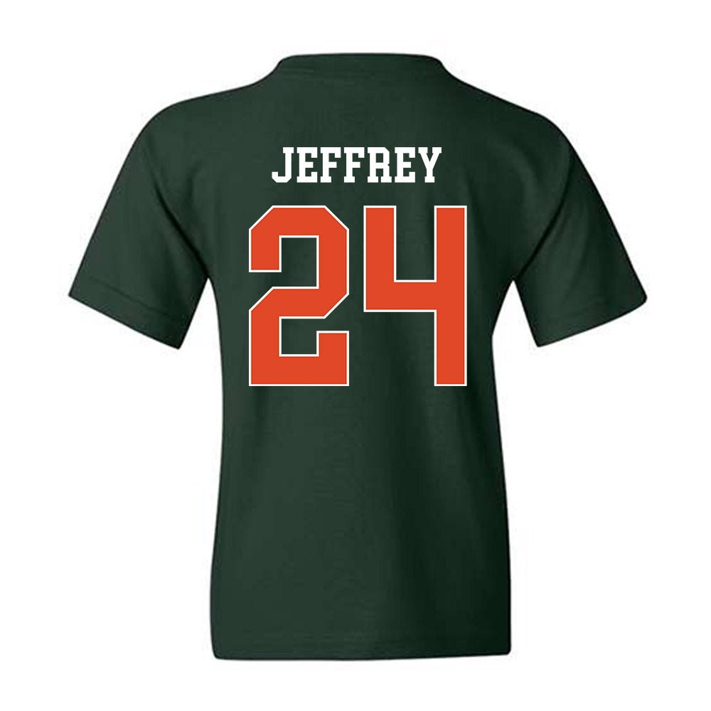 Miami - NCAA Baseball : Donavan Jeffrey - Classic Shersey Youth T-Shirt-1