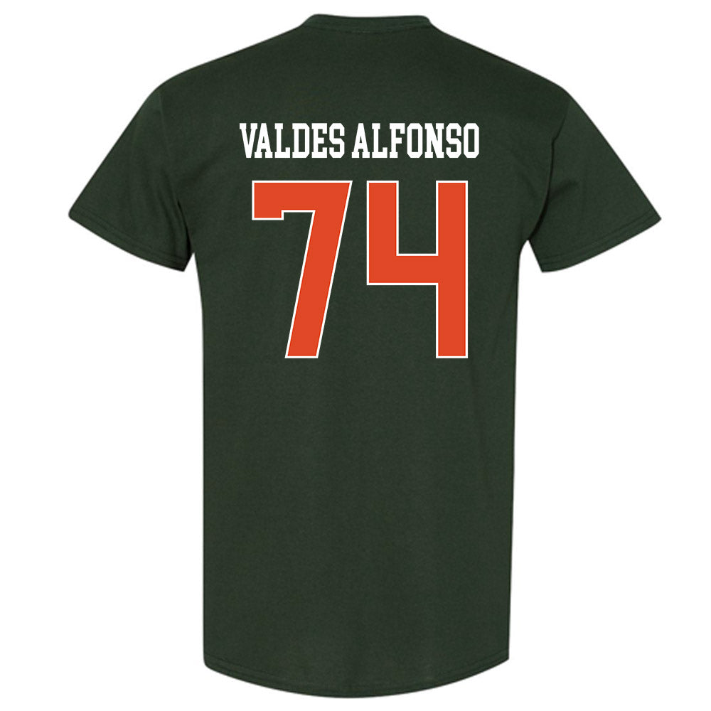 Miami - NCAA Football : Yerovi Valdes Alfonso - Classic Shersey T-Shirt-1