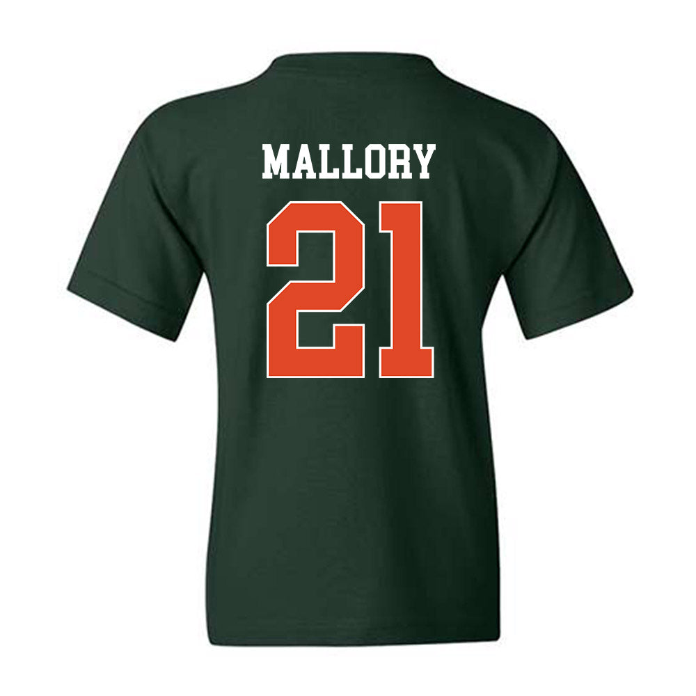 Miami - NCAA Football : Javian Mallory - Classic Shersey Youth T-Shirt-1