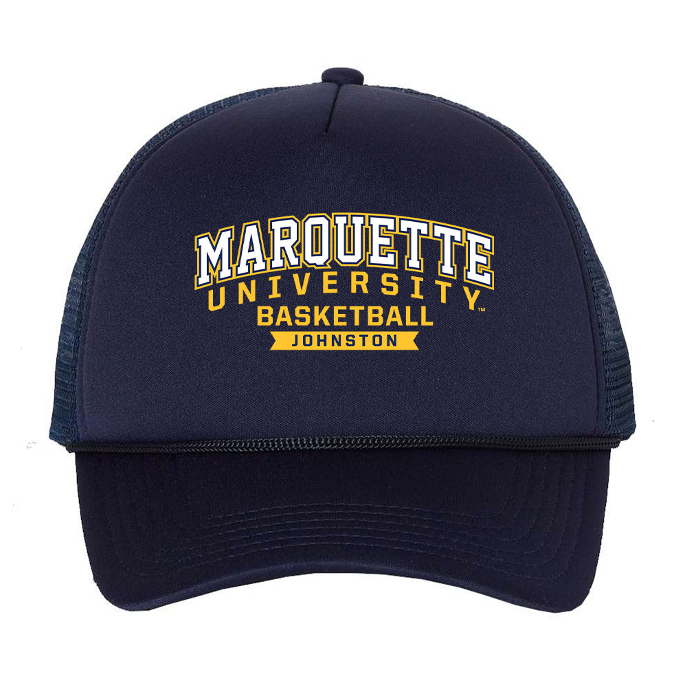 Marquette - NCAA Men's Basketball : Ethan Johnston - Trucker Hat-0
