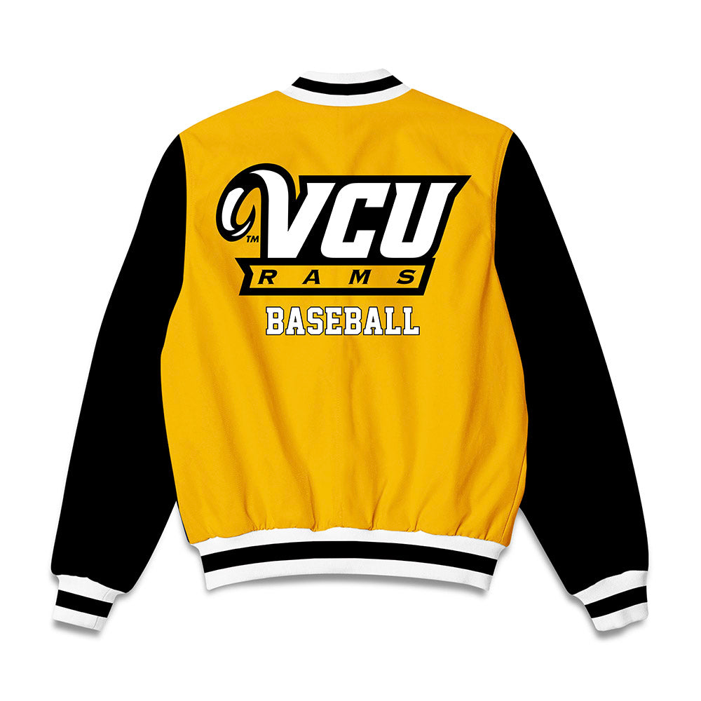 VCU - NCAA Baseball : Alec Warden - Bomber Jacket-1