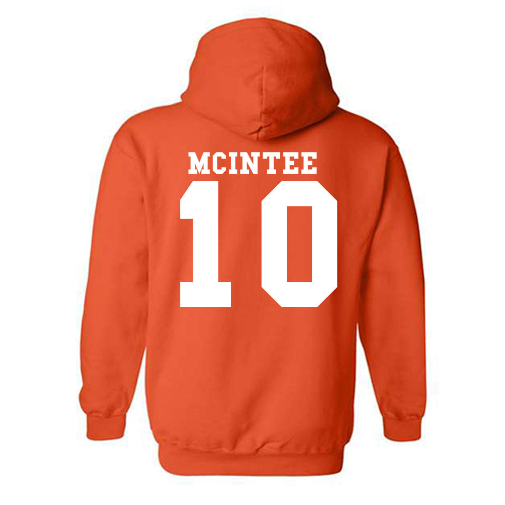 Syracuse - NCAA Men's Lacrosse : Matthew McIntee - Classic Shersey Hooded Sweatshirt-1