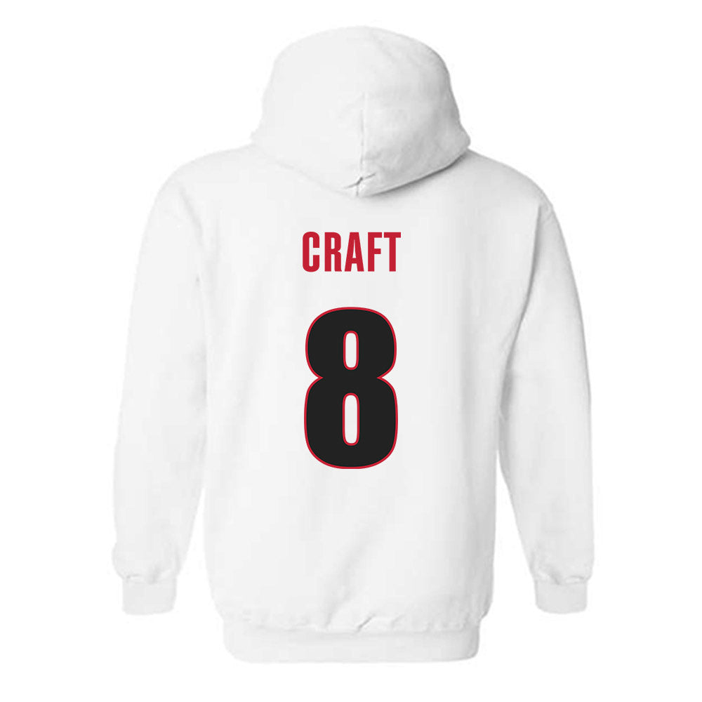 Georgia - NCAA Women's Basketball : Zhen Craft - Classic Shersey Hooded Sweatshirt-1