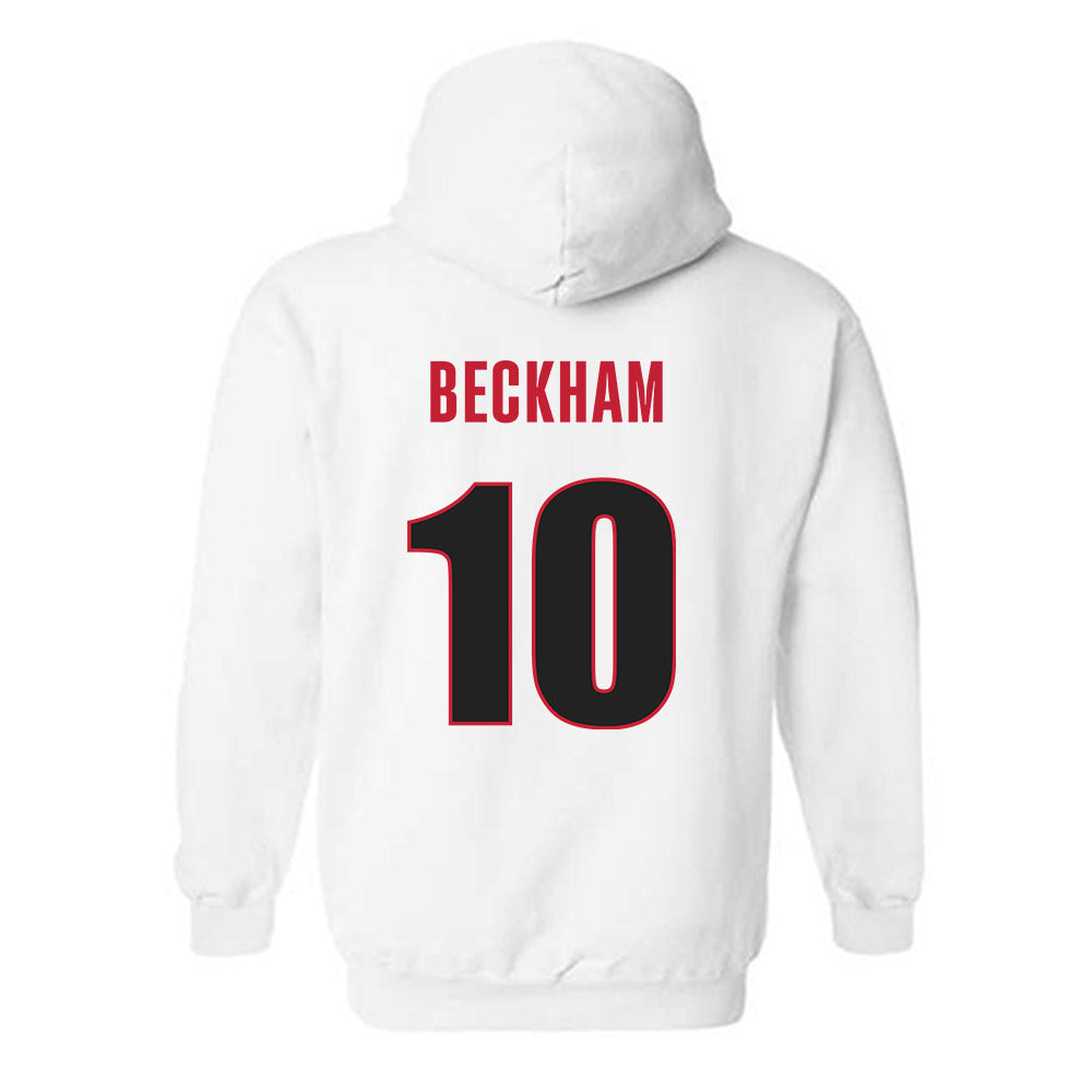 Georgia - NCAA Women's Basketball : Aubrey Beckham - Classic Shersey Hooded Sweatshirt-1