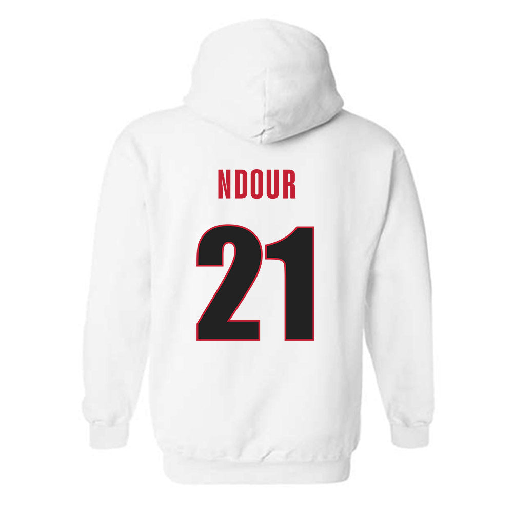 Georgia - NCAA Women's Basketball : Aicha Ndour - Classic Shersey Hooded Sweatshirt-1