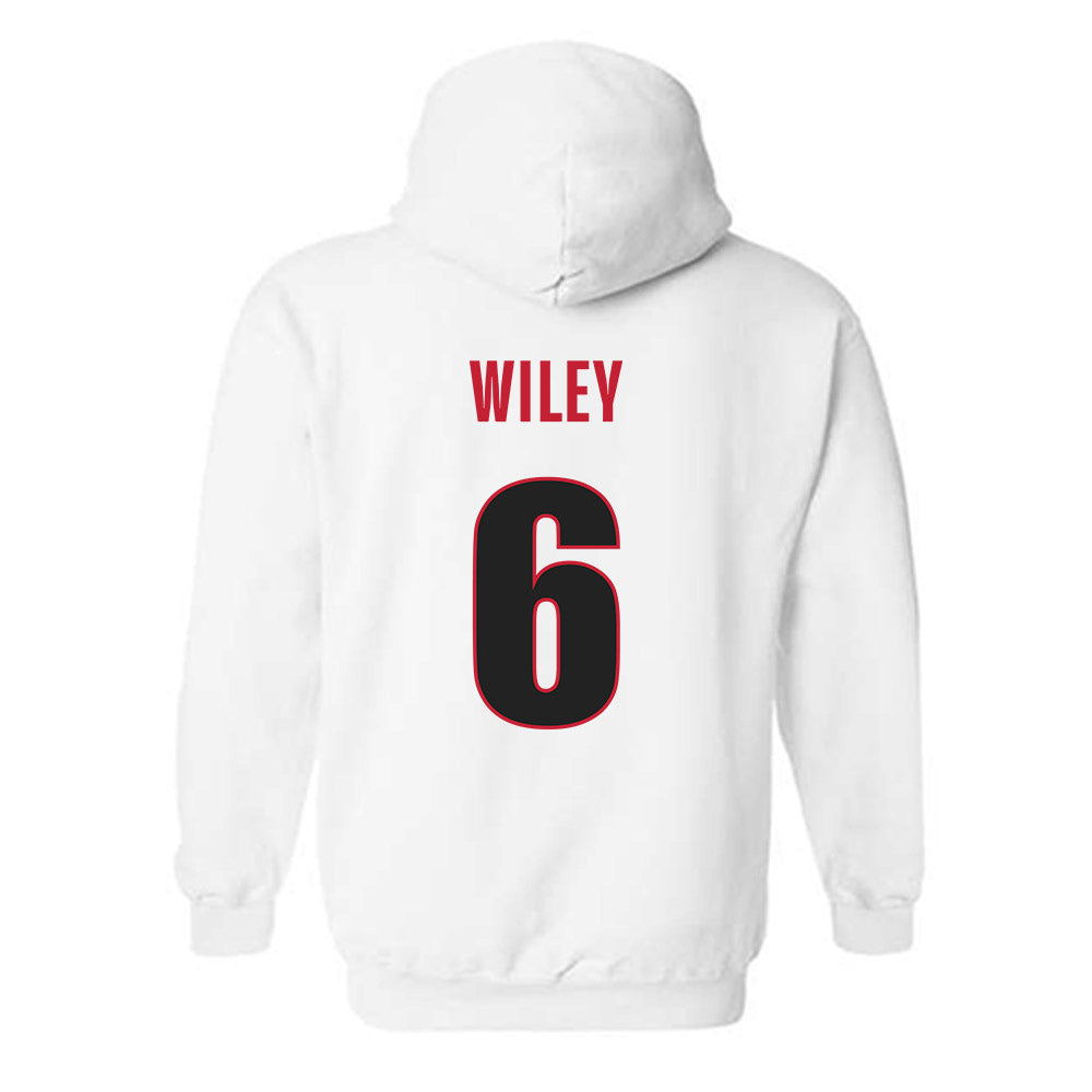 Georgia - NCAA Football : CJ Wiley - Classic Shersey Hooded Sweatshirt-1