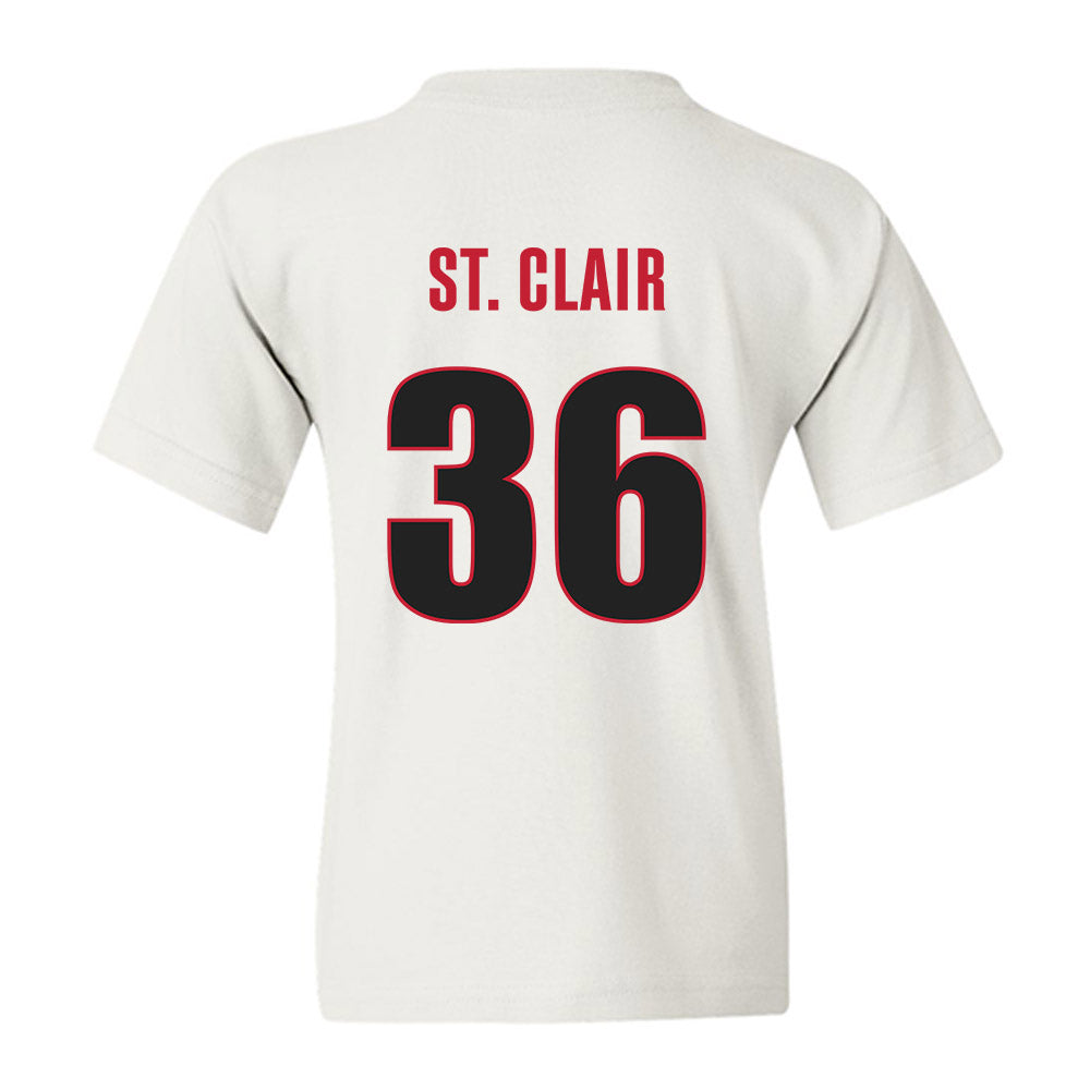 Georgia - NCAA Football : Jackson St. Clair - Classic Shersey Youth T-Shirt-1