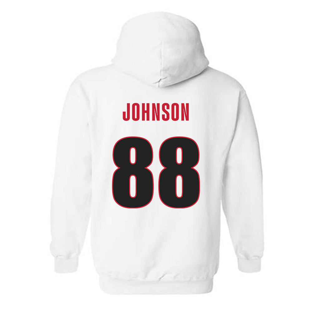 Georgia - NCAA Football : Nasir Johnson - Classic Shersey Hooded Sweatshirt-1