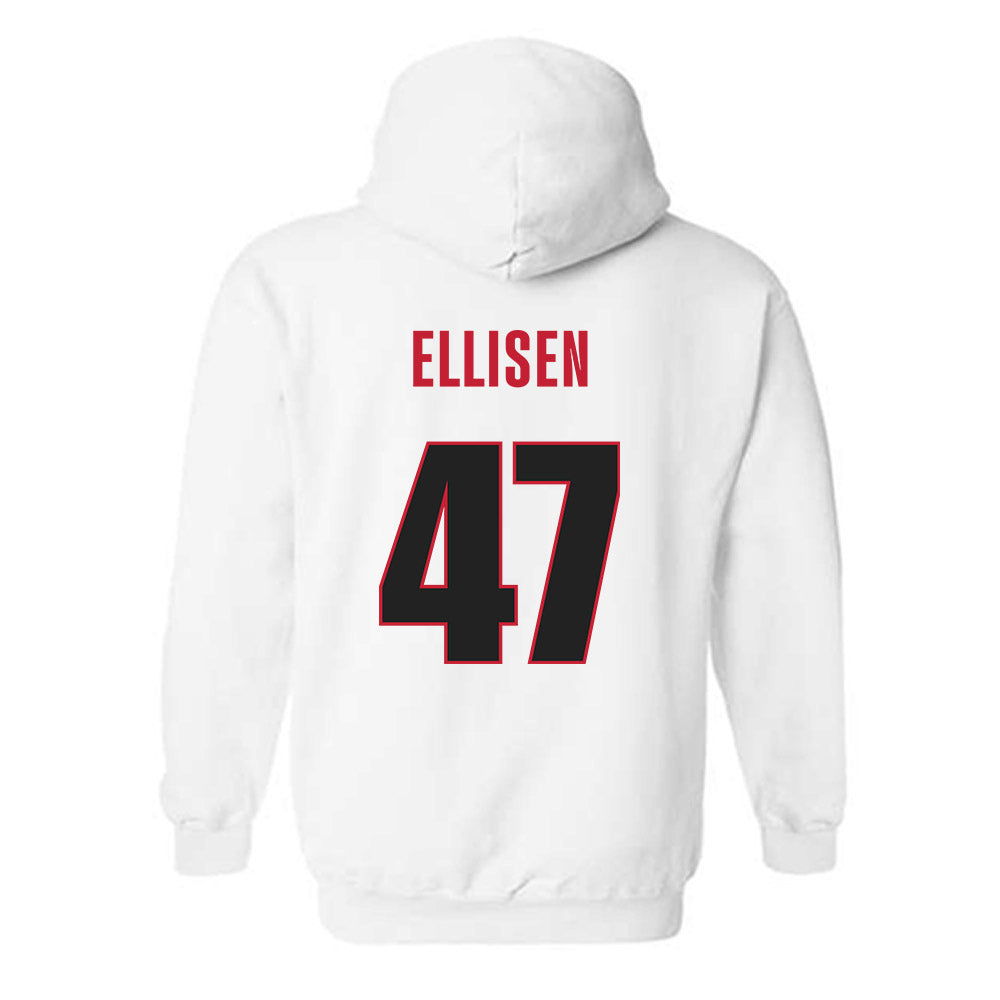Georgia - NCAA Baseball : Thomas Ellisen - Classic Shersey Hooded Sweatshirt-1