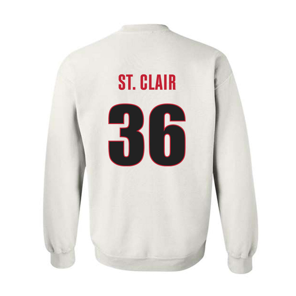Georgia - NCAA Football : Jackson St. Clair - Classic Shersey Crewneck Sweatshirt-1