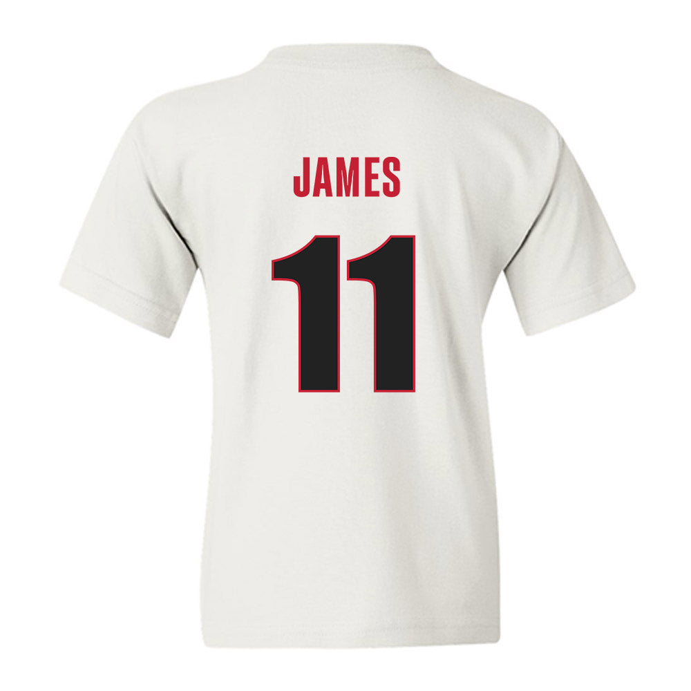 Georgia - NCAA Men's Basketball : dylan james - Classic Shersey Youth T-Shirt-1