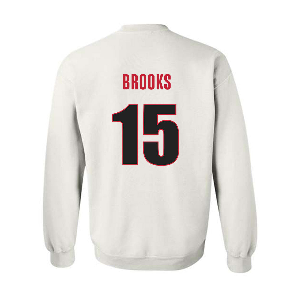 Georgia - NCAA Football : Khamari Brooks - Classic Shersey Crewneck Sweatshirt-1