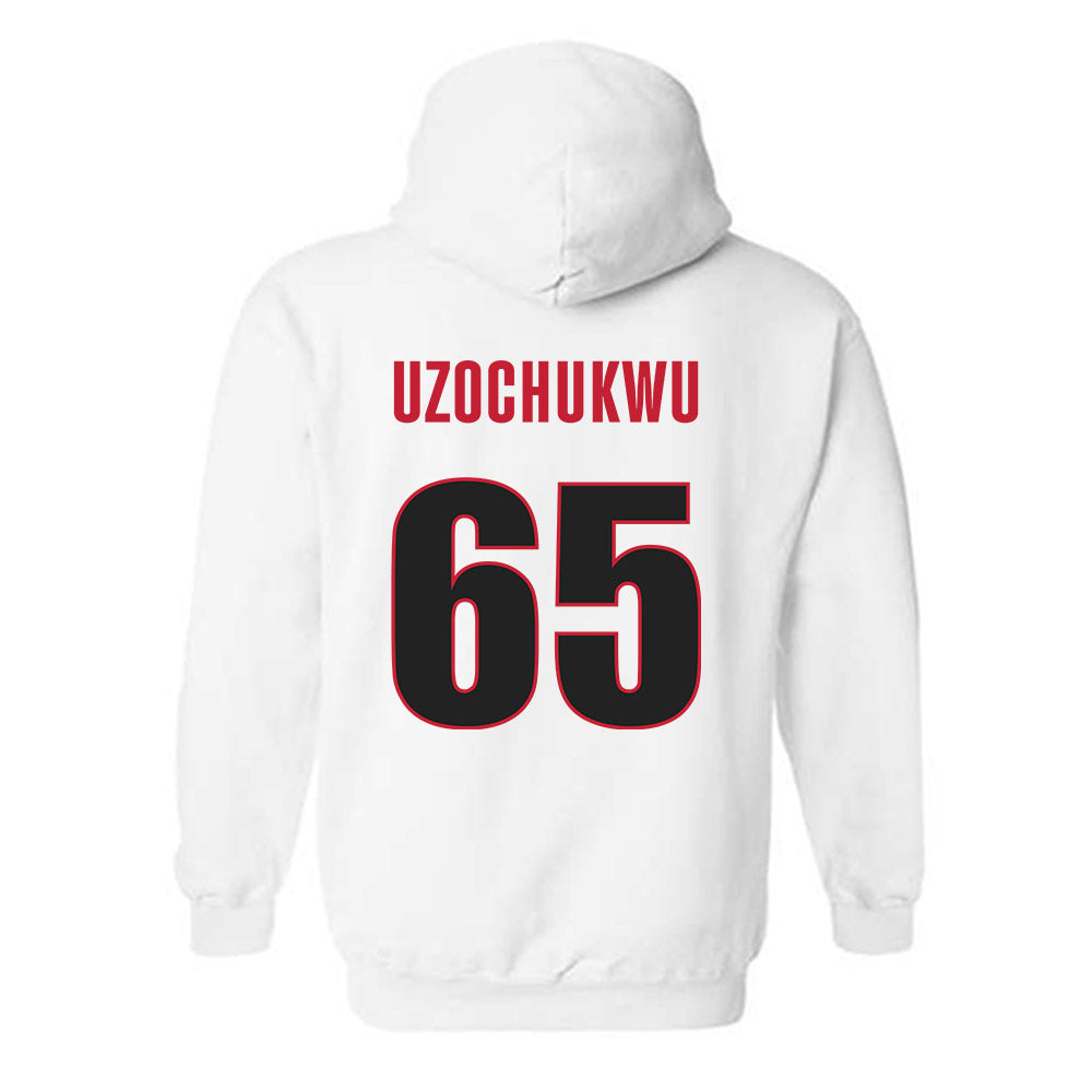 Georgia - NCAA Football : Dennis Uzochukwu - Classic Shersey Hooded Sweatshirt-1