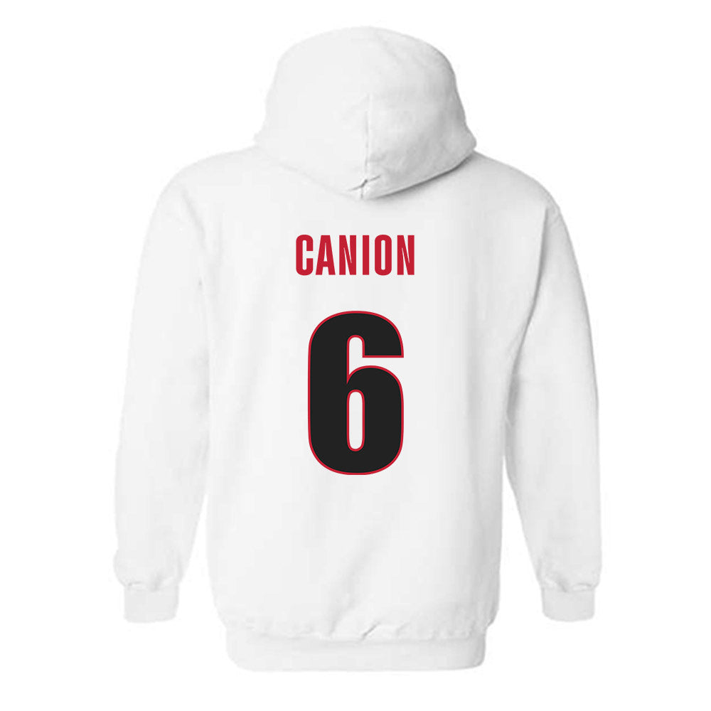 Georgia - NCAA Football : Isiah Canion - Classic Shersey Hooded Sweatshirt-1